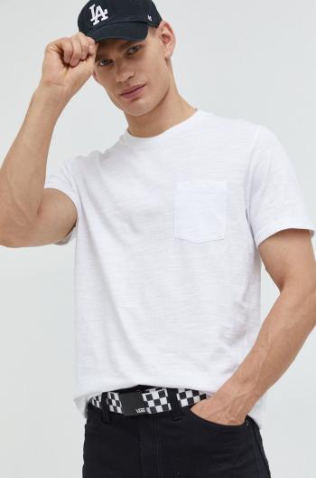 Bavlněné tričko Premium by Jack&Jones bílá barva