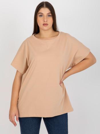 BÉŽOVÉ DÁMSKÉ TRIČKO VI-BZ-239.19-BEIGE Velikost: ONE SIZE