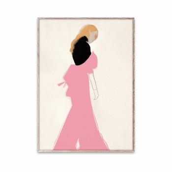 Plakát Pink Dress – 70 × 100 cm