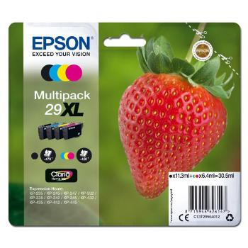 EPSON T2996 (C13T29964012) - originální cartridge, černá + barevná, 11,3ml/3x6,4ml