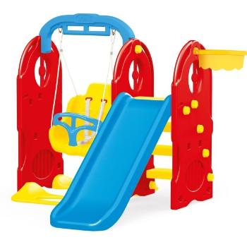 DOLU PLAYGROUND 4 in 1 Dětské hřiště, červená, velikost UNI