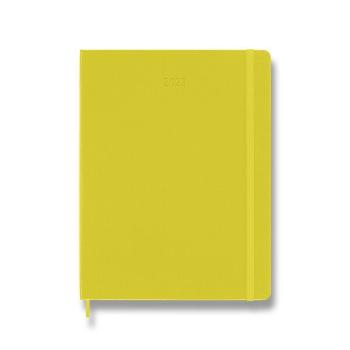 Diář Moleskine 2023 VÝBĚR BAREV - týdenní - tvrdé desky - XL 1206/5723 - žlutý