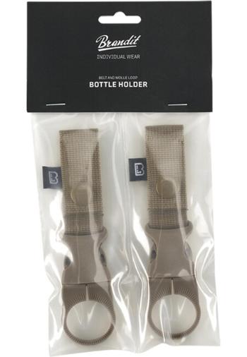 Brandit Belt and Molle Loop Bottle Holder 2 Pack camel - UNI