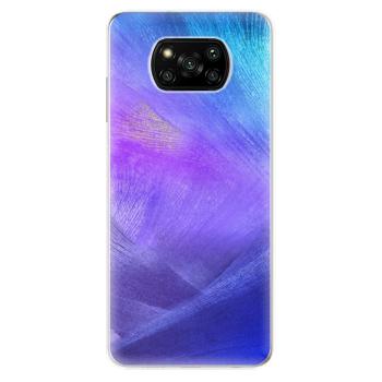 Odolné silikonové pouzdro iSaprio - Purple Feathers - Xiaomi Poco X3 Pro / X3 NFC