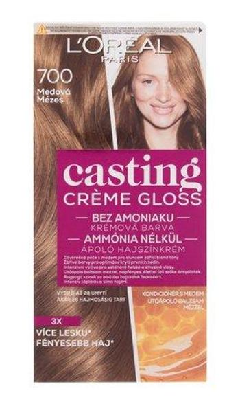 Barva na vlasy L'Oréal Paris - Casting Creme Gloss 700 Honey 48 ml , Medová