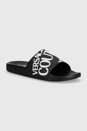 Pantofle Versace Jeans Couture Slide pánské, černá barva, 76YA3SQ1 71352 899