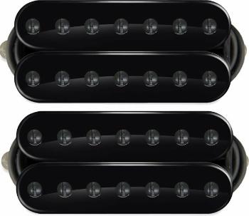 Bare Knuckle Pickups 7 String Aftermath Humbucker Black Open Set Black Kytarový snímač