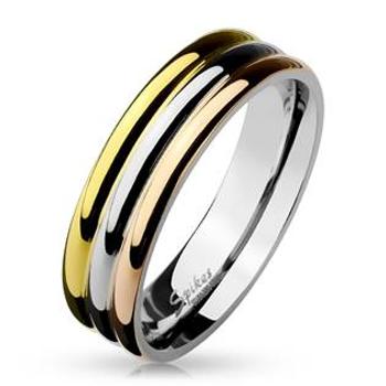Šperky4U OPR0012 Pánský ocelový snubní prsten - velikost 52 - OPR0012-6-52