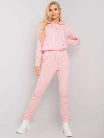 RŮŽOVÁ  SOUPRAVA SE ZIPEM U KRKU SHELLY D10043O02713A6SET-PINK Velikost: M