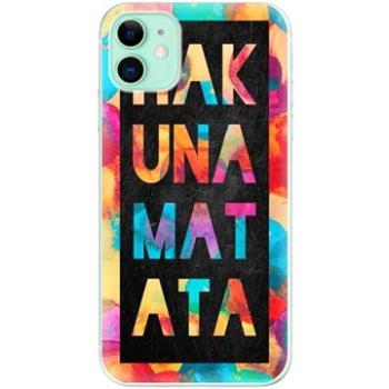 iSaprio Hakuna Matata 01 pro iPhone 11 (haku01-TPU2_i11)