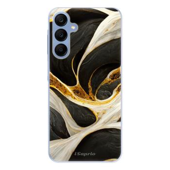 Odolné silikonové pouzdro iSaprio - Black and Gold - Samsung Galaxy A25 5G