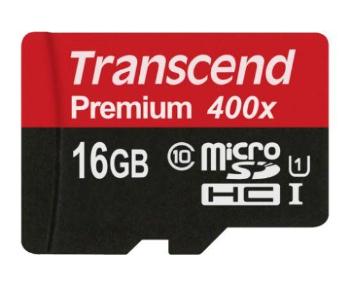 Transcend 16GB microSDHC UHS-I U1 TS16GUSDCU1