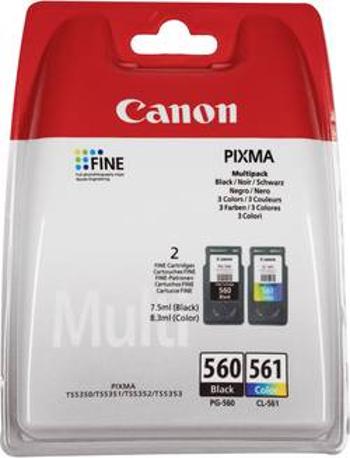 Canon Inkoustová kazeta PG-560 / CL-561 MULTIPACK originál kombinované balení černá, azurová, purppurová, žlutá 3713C006