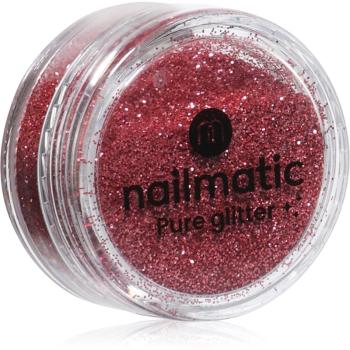 Nailmatic Pure Glitter třpytky na obličej i tělo Small Pink Glitter 3 g