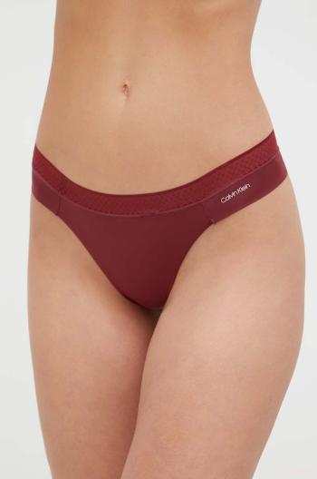 Tanga Calvin Klein Underwear růžová barva