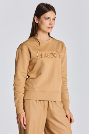 MIKINA GANT D2. TONAL C-NECK SWEAT hnědá XXL