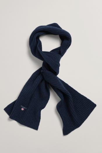 ŠÁLA GANT D1. WOOL KNIT SCARF modrá S/M