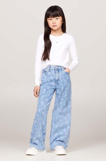 Dětské rifle Tommy Hilfiger MABEL FLOWER DENIM KG0KG08016