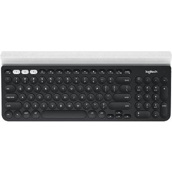 Logitech klávesnice Wireless Keyboard K780, US bluetooth, šedá/ bílá