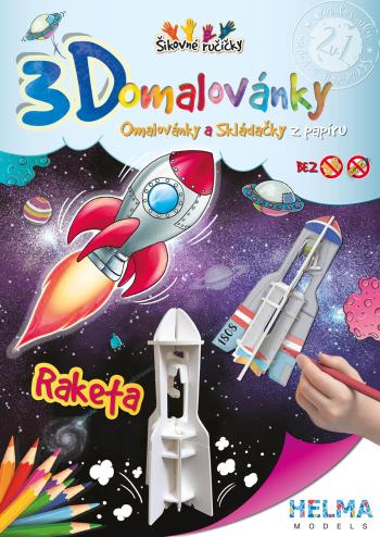 Helma 365 3D Omalovánky, Raketa