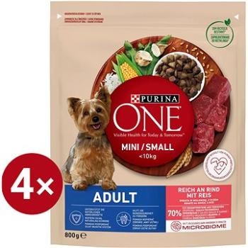 PURINA ONE adult dog hovězí 4 × 800 g (KRMP1293ss)