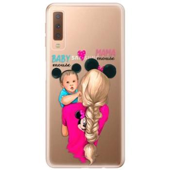iSaprio Mama Mouse Blonde and Boy pro Samsung Galaxy A7 (2018) (mmbloboy-TPU2_A7-2018)