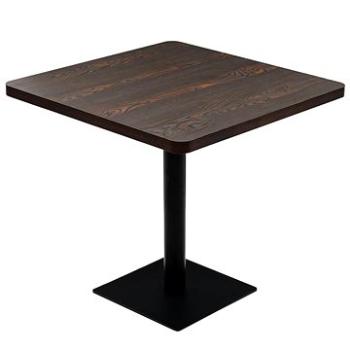 Bistro stůl MDF a ocel čtvercový 80x80x75 cm (245611)
