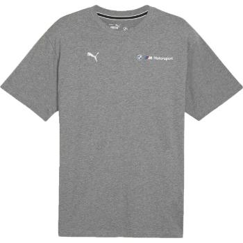 Puma BMW M MOTORSPORT ESSENTIALS+ LOGO TEE Pánské triko, šedá, velikost