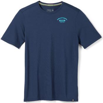 Smartwool M NATURAL PROVISIONS GRAPHIC TEE SF deep navy Velikost: XXL pánské tričko s krátkým rukávem