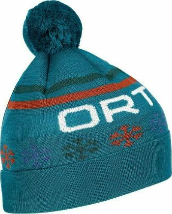 Ortovox Nordic Knit Beanie Pacific Green UNI Lyžařská čepice