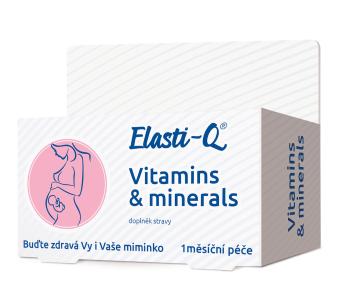 Elasti-Q Vitamins & Minerals s postupným uvolňováním 30 tablet