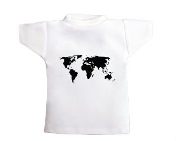 Tričko na láhev Mapa světa