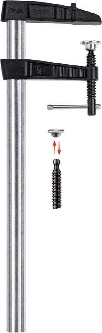 Šroubové ztužidlo z temperované litiny TGK-K 2500/120 Bessey TGK250K upínací rozsah:2500|mm