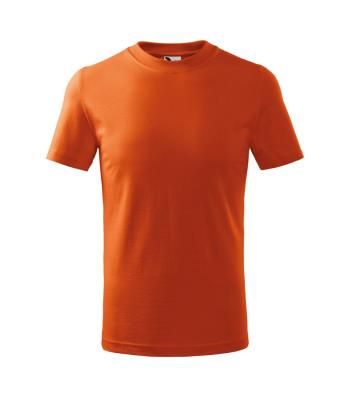 MALFINI Dětské tričko Basic - Oranžová | 134 cm (8 let)