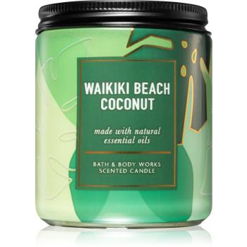 Bath & Body Works Waikiki Beach Coconut vonná svíčka 198 g