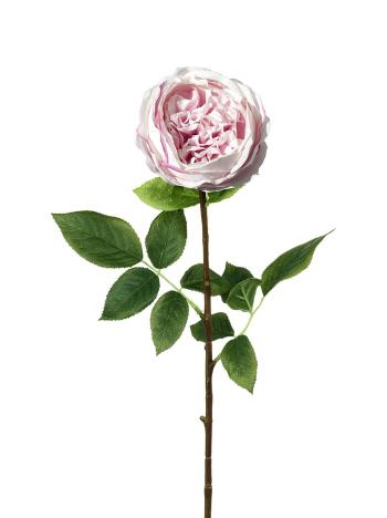 Dekorace umělá růžová růže Rose Lora - 71 cm P800895