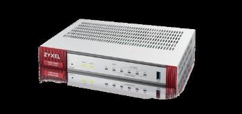 Zyxel USGFLEX100 firewall with 1-year UTM bundle, 1x gigabit WAN, 4x gigabit LAN/DMZ, 1x SFP, 1x USB, USGFLEX100-EU0102F