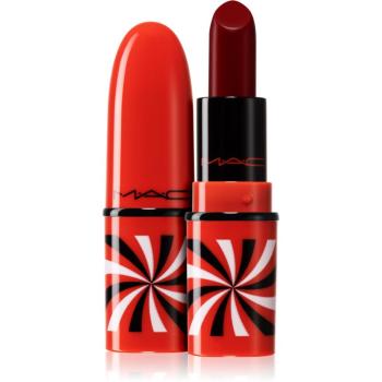 MAC Cosmetics Lipstick Hypnotizing Holiday dlouhotrvající rtěnka odstín Magic Charmer 3 g