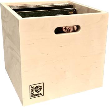 Music Box Designs Plywood LP Storage Box na LP desky Birch