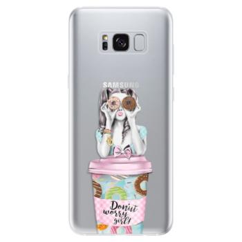 Odolné silikonové pouzdro iSaprio - Donut Worry - Samsung Galaxy S8