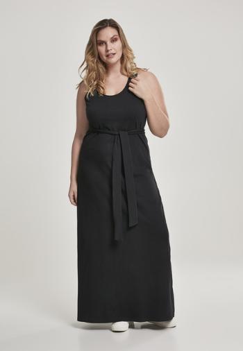 Urban Classics Ladies Long Racer Back Dress black - 3XL