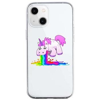 TopQ iPhone 13 mini silikon Rainbow Splash 64738 (Sun-64738)