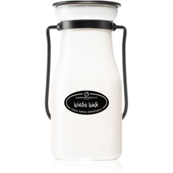 Milkhouse Candle Co. Creamery Winter Walk vonná svíčka Milkbottle 227 g