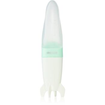 Kikkaboo Rocket láhev s lžičkou 4 m+ Mint 90 ml