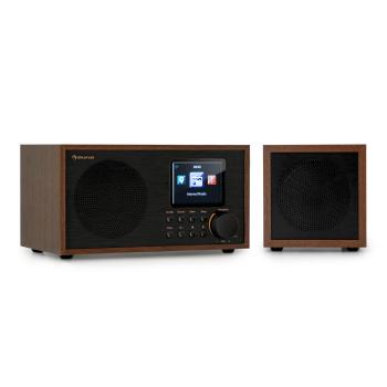 Auna Silver Star Mini Two, internetové rádio DAB+/FM, WiFi, BT, reproduktor TWS