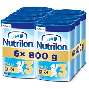 Nutrilon 3 Advanced Vanilla batolecí mléko 6× 800 g, 12+ (8595002109964)