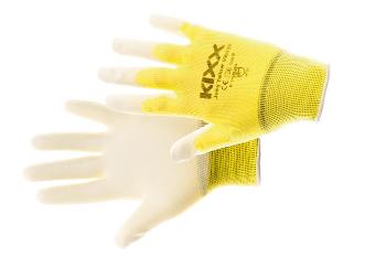 JUICY YELLOW rukavicenylonové PU dla žlutá 9