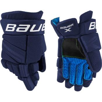 Bauer X GLOVE JR Dětské hokejové rukavice, tmavě modrá, velikost 10