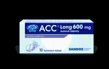 ACC ® LONG 600 mg 10 tablet 10 šumivých tablet