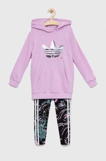 Dětská souprava adidas Originals růžová barva